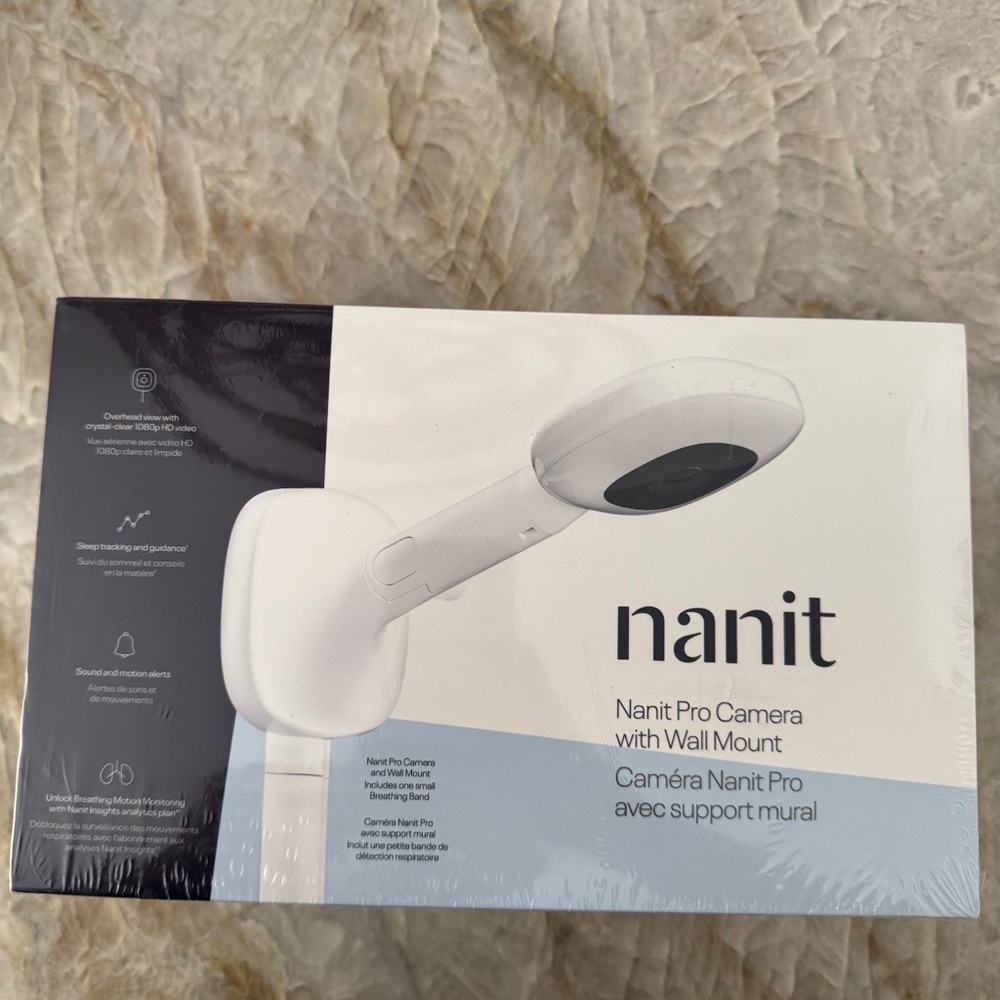 Nanit Pro Camera with Wall Mount - White